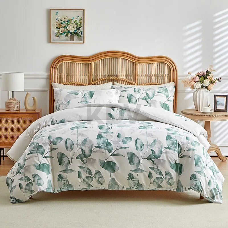 Vintage Floral Duvet Cover Set with Pillowcases