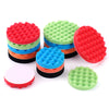 5-Piece Foam Waffle Polishing Pad Set for Car Detailing