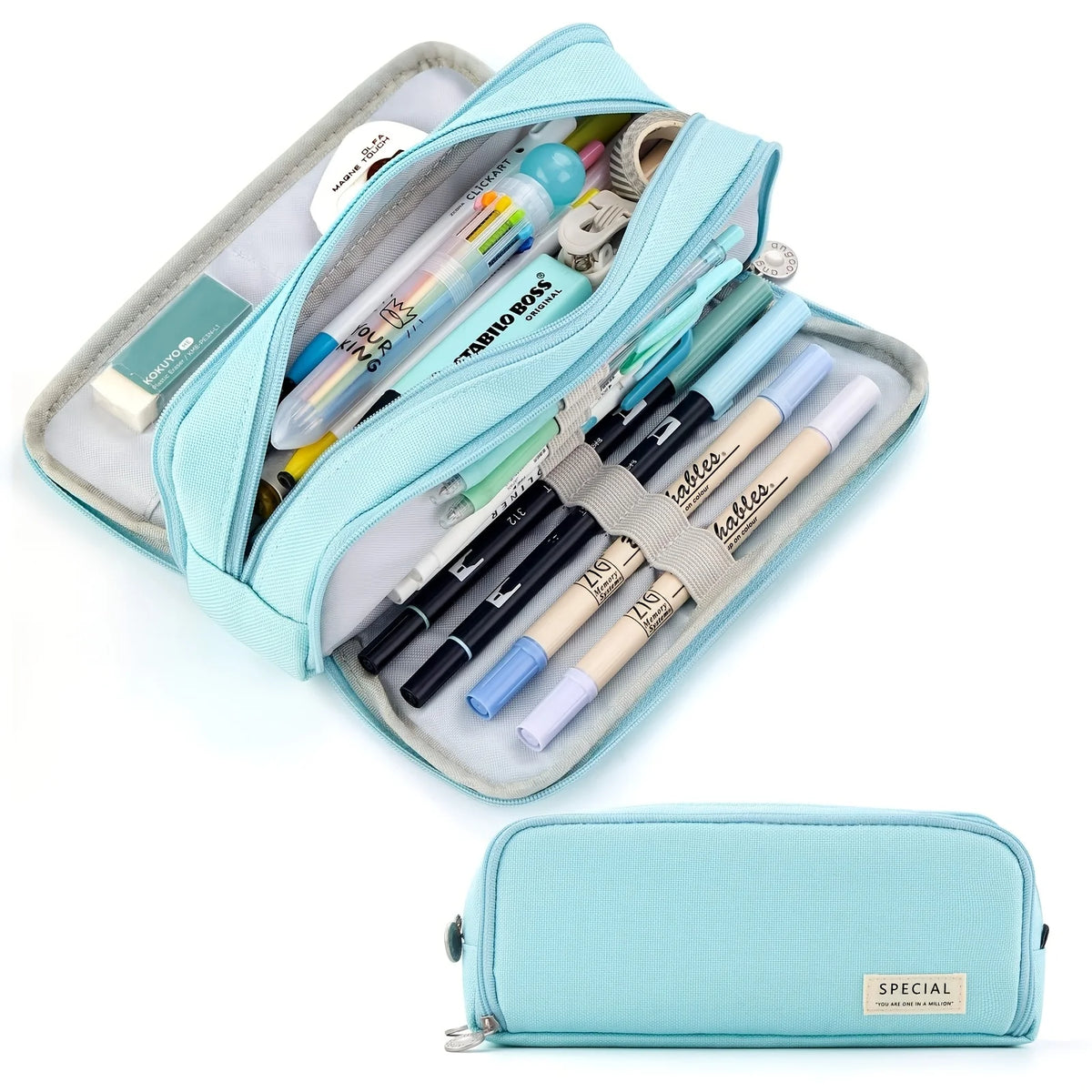 Multi-Layer Pencil Case with Large Capacity