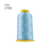 High-Tenacity Polyester Embroidery Thread (120D/2, 40wt) for Home & Industrial Machines