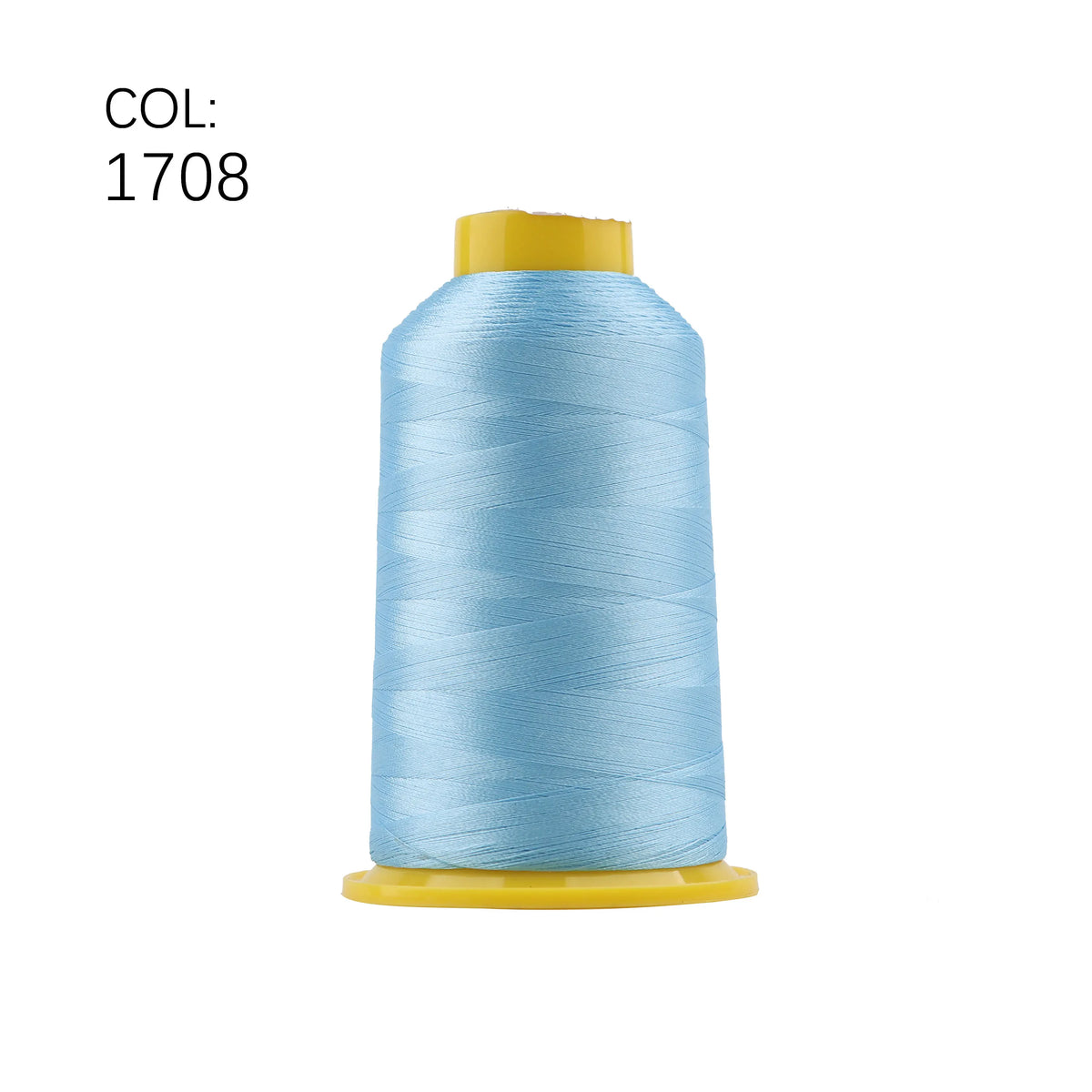 High-Tenacity Polyester Embroidery Thread (120D/2, 40wt) for Home & Industrial Machines
