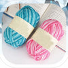 Section-Dyed Milk Cotton Yarn for Knitting and Crochet