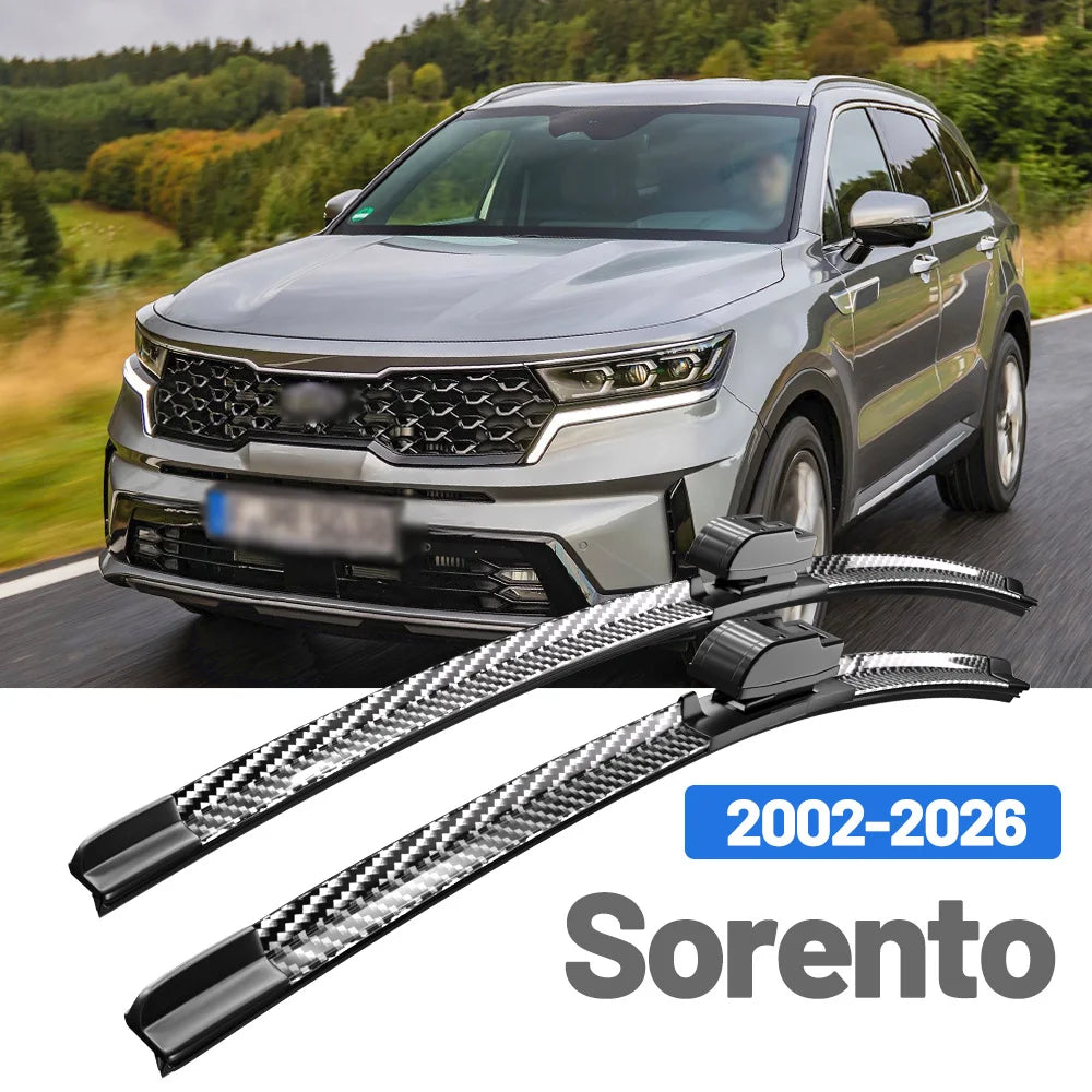 Carbon Fiber Wiper Blades for Kia Sorento (2002-2026)