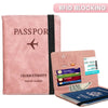 RFID-Blocking Travel Passport Wallet with Multiple Card Slots