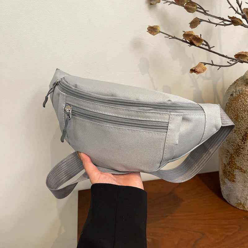 Verstellbare Nylon-Crossbody-Hüfttasche