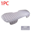 Gray square-back row car seat cover protector for front seats