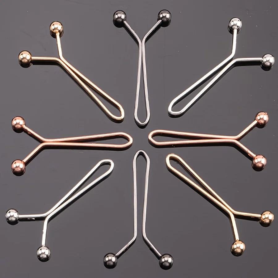 Invisible Waist Metal Clip Set - Adjustable U-Shaped Pant and Shirt Fasteners