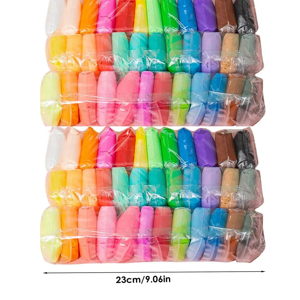 36-Color Air Dry Modeling Clay Kit with Sculpting Tools
