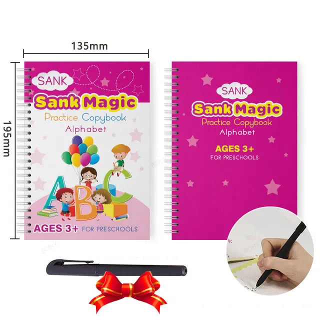 Reusable Grooved Handwriting Practice Book for Kids
