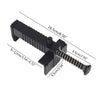 Black brick liner puller and wire drawer tool with various measurements shown.