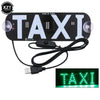 Black LED taxi indicator light panel with multiple white lights and a black cable.