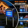 Solar-Powered Bug Zapper for Outdoor Use