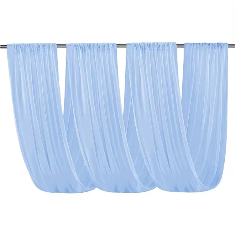Sheer Chiffon Ceiling Drapes for Weddings & Events