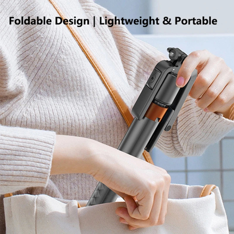 AI Face-Tracking Gimbal Selfie Stick & Tripod