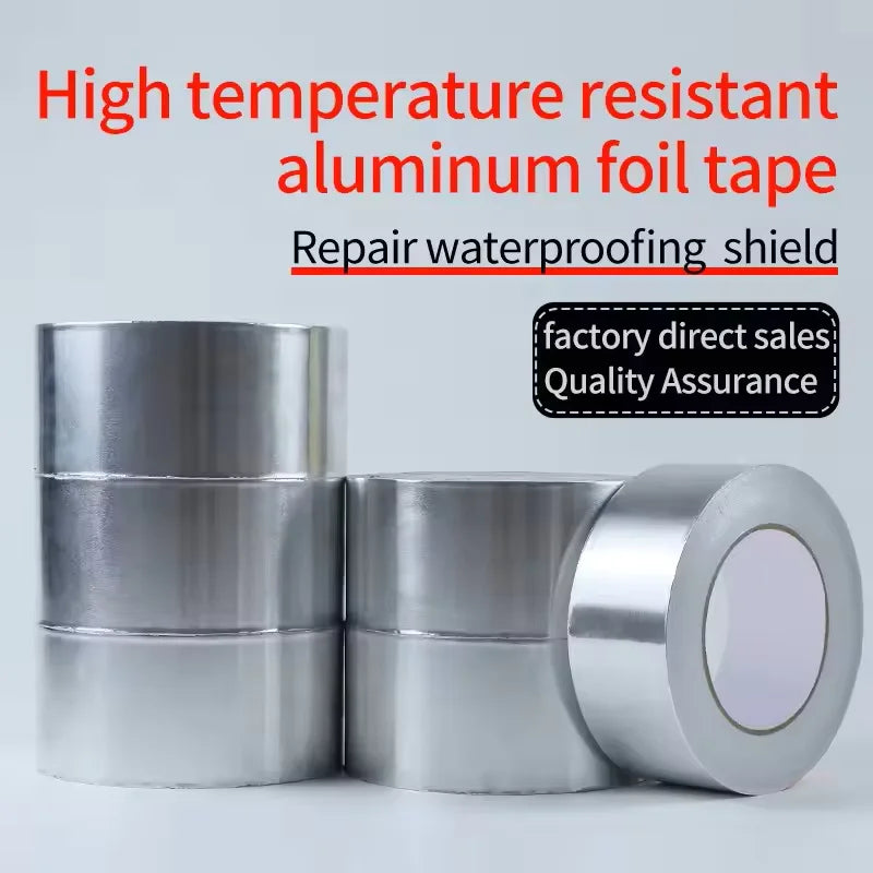 Rouleaux de ruban en aluminium résistant à haute température, utilisés comme bouclier d'étanchéité de réparation