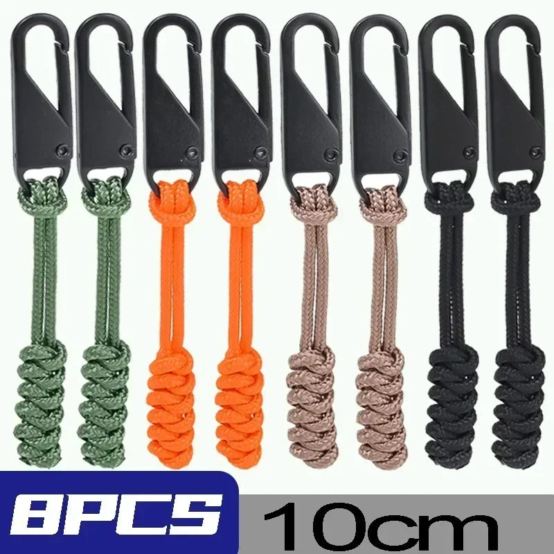 Colorful Detachable Zipper Pulls with Lanyard