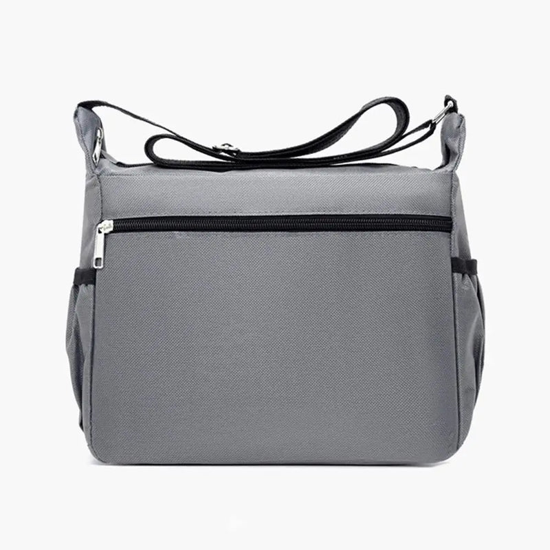 Men's Waterproof Crossbody Bag with Multi-Pocket Storage