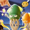 Interactive Dancing Octopus Toy with LED Lights and Obstacle Avoidance