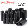 Heavy-Duty Impact Wrench Socket Set for Deep Reach Applications
