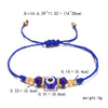 Evil Eye Crystal Bead Bracelet