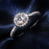 Adjustable Moissanite Ring with Tension Setting