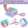 Llavero Fidget Clicker Temático de Gato