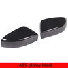Glossy black ABS side mirror covers for Maserati Ghibli/Quattroporte cars