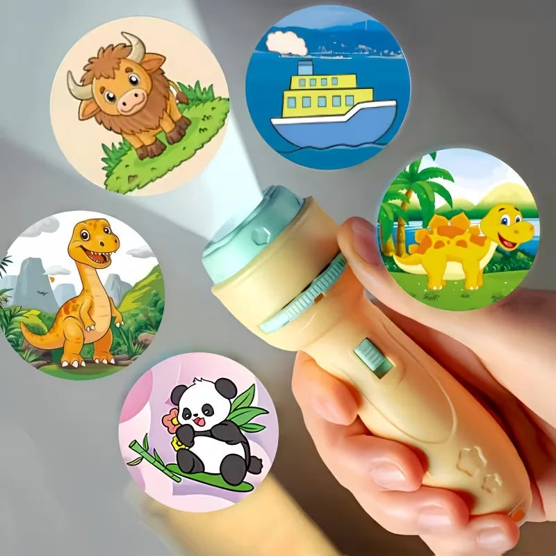 Cartoon Projection Flashlight for Kids