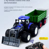 Remote-Controlled Farm Tractor Toy with Realistic Engineering Details