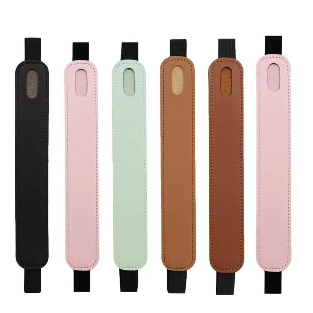Leather Stylus Pen Sleeve with Elastic Band