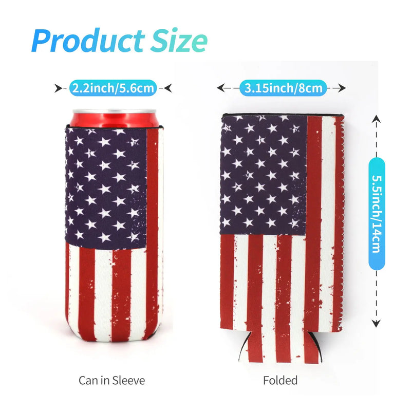 Slim Can Cooler Sleeves (4-Pack)