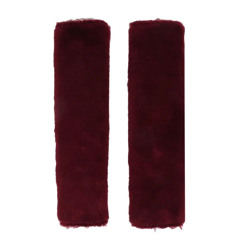 Plush Car Seatbelt Shoulder Pads – 2 Pack, Soft Comfort Accessories
