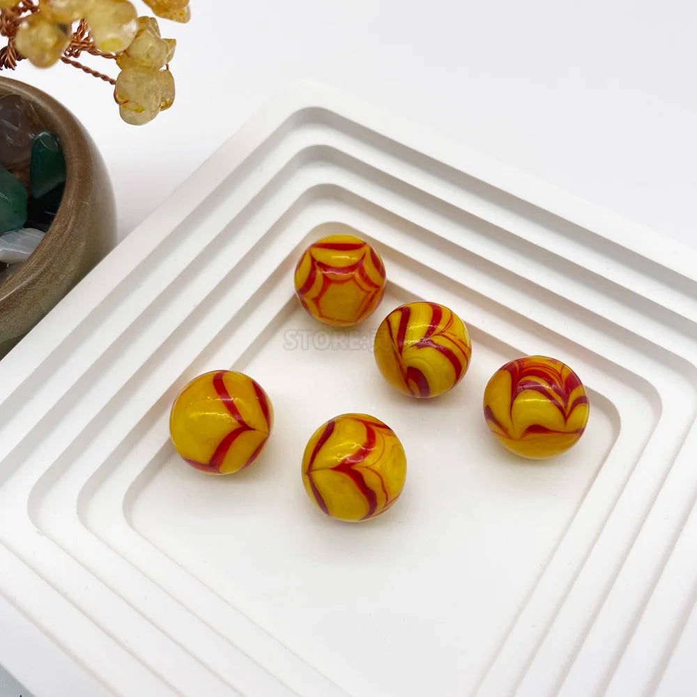 Handcrafted Glass Marbles Set for Games, Décor & Collecting
