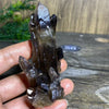 Natural Citrine & Smoke Quartz Crystal Cluster