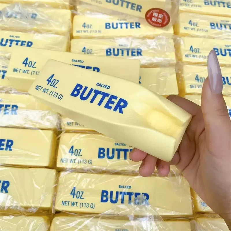 Balle Anti-Stress en Forme de Fromage Géant