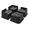Heavy Duty 3-Inch Bed Risers (Set of 4) for Furniture with Wide 4.8x4.8 Inch Base