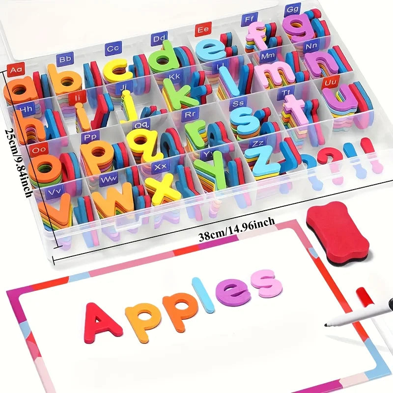 Colorful Alphabet Fridge Magnets – 234-Piece Educational Magnetic Letters Set