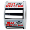 Oil Change Reminder Stickers
