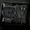 Men's Classic Watch & Jewelry Gift Set