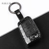 Carbon Fiber Car Key Case Cover for VW, SEAT & Skoda