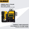Green Laser Level with 360° Vertical Lines and Lithium Battery