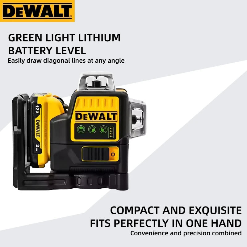 Green Laser Level with 360° Vertical Lines and Lithium Battery