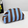 Striped Knit Tote Bag - Casual & Spacious Handbag