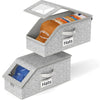 Stackable Fabric Hat Organizer with Clear Window