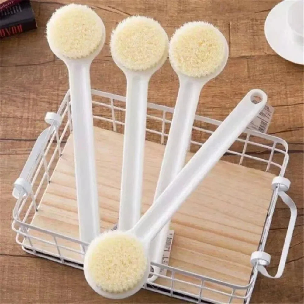 Long-Handled Exfoliating Body Scrubber Brush