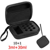Black portable EVA hard case with multiple compartments and a separate applicator tool.