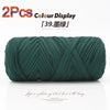 Elastic T-Shirt Yarn for Crochet and Knitting (2-Pack, 50m Each)