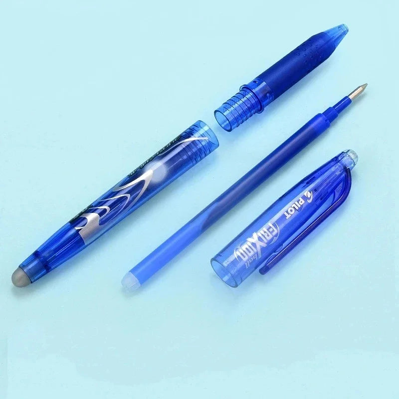 Erasable Gel Pen Refill Set - 0.5mm Tip (Blue, Black, Red)