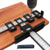 Cabinet Handle Drill Guide Template with Locator Punch
