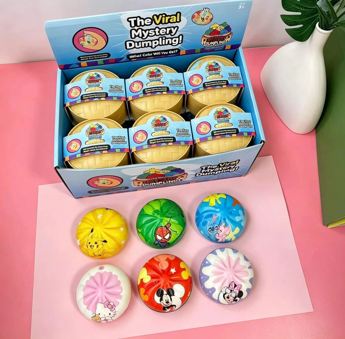 Mystery Dumpling Squishy – Slow-Rise Stress Relief Fidget Toy